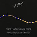 SEO - Custom Morse Code Bracelet, Thank You for Being a Friend | Nostalgic Friendship Gift | Hidden Message Jewelry