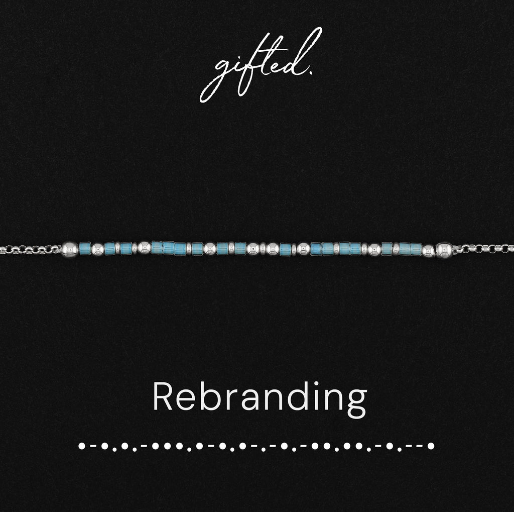 Custom Morse Code Bracelet, Rebranding | Self Empowerment & Glow Up Gift | Hidden Message Jewelry