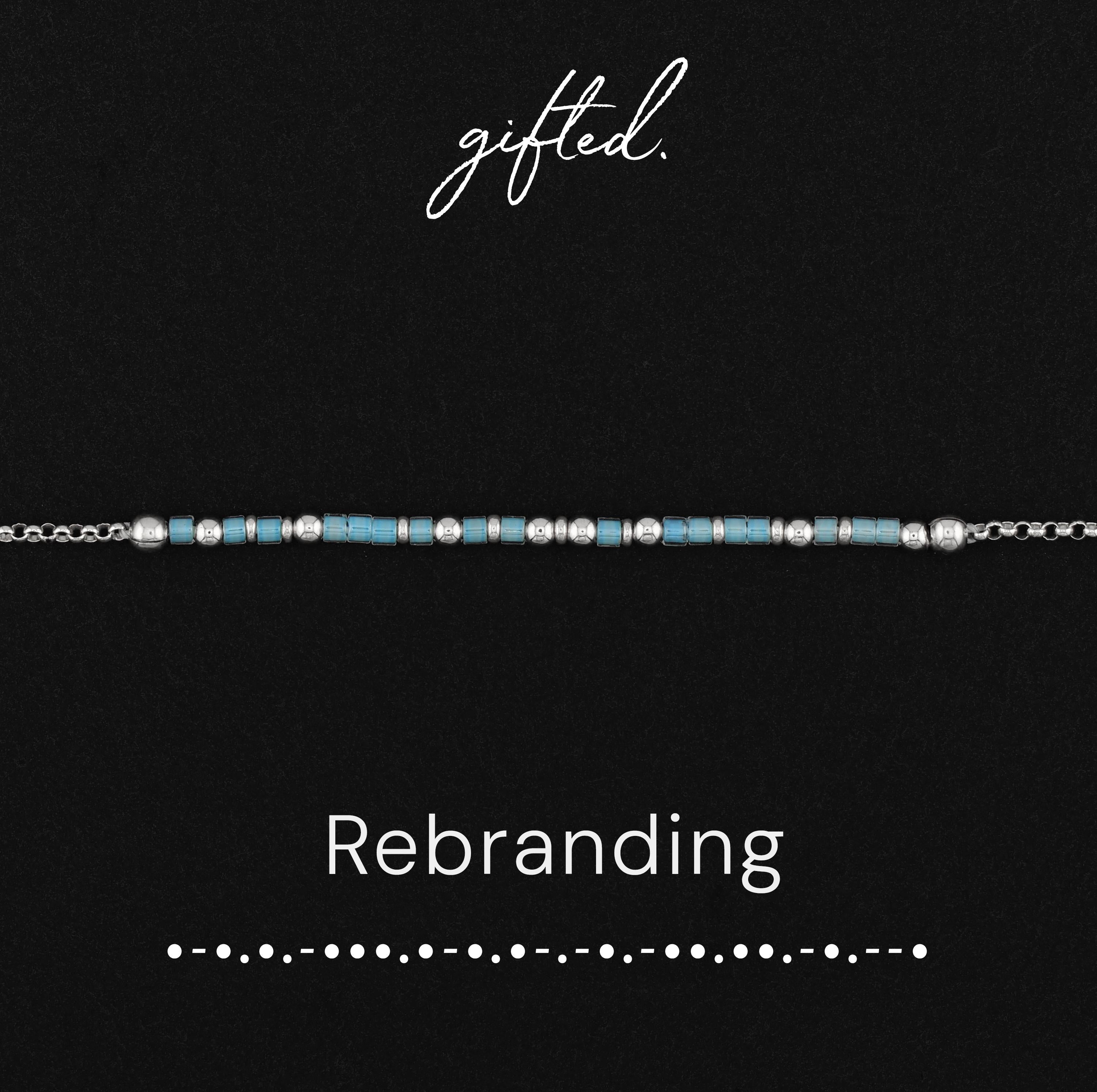 Custom Morse Code Bracelet, Rebranding | Self Empowerment & Glow Up Gift | Hidden Message Jewelry