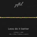 Custom Morse Code Bracelet, Leos Do It Better | Leo Star Sign Zodiac Birthday Gift | Hidden Message Jewelry