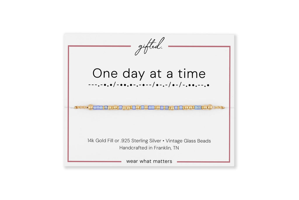 Custom Morse Code Bracelet, Sobriety Recovery Keepsake | Create Your Own Sober Milestone | Hidden Message Jewelry