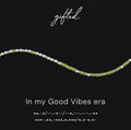 Custom Morse Code Bracelet, In My Good Vibes Era | Self Love & Positive Energy Gift | Hidden Message Jewelry