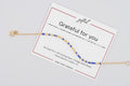 Custom Morse Code Bracelet, Grateful for You | Thank You & Appreciation Gift | Hidden Message Jewelry