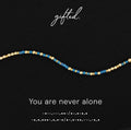 Custom Morse Code Bracelet, You Are Never Alone | Get Well & Friend Support Encouragement | Hidden Message Jewelry