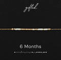 Custom Morse Code Bracelet, 6 Months | Sobriety Milestone & Recovery Gift | Hidden Message Jewelry