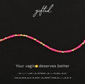 Custom Morse Code Bracelet, Your Vagin Deserves Better | Funny Breakup & Self Respect Gift | Hidden Message Jewelry