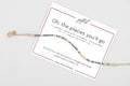 Custom Morse Code Bracelet, Oh the Places You'll Go | Graduation Retirement & Milestone Gift | Hidden Message Jewelry