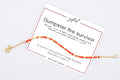 Custom Morse Code Bracelet, Dumpster Fire Survivor | Breakup & Empowerment Gift | Hidden Message Jewelry