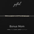 Custom Morse Code Bracelet, Bonus Mom | Adoption Gift| Gotcha Day Present | Hidden Message Jewelry