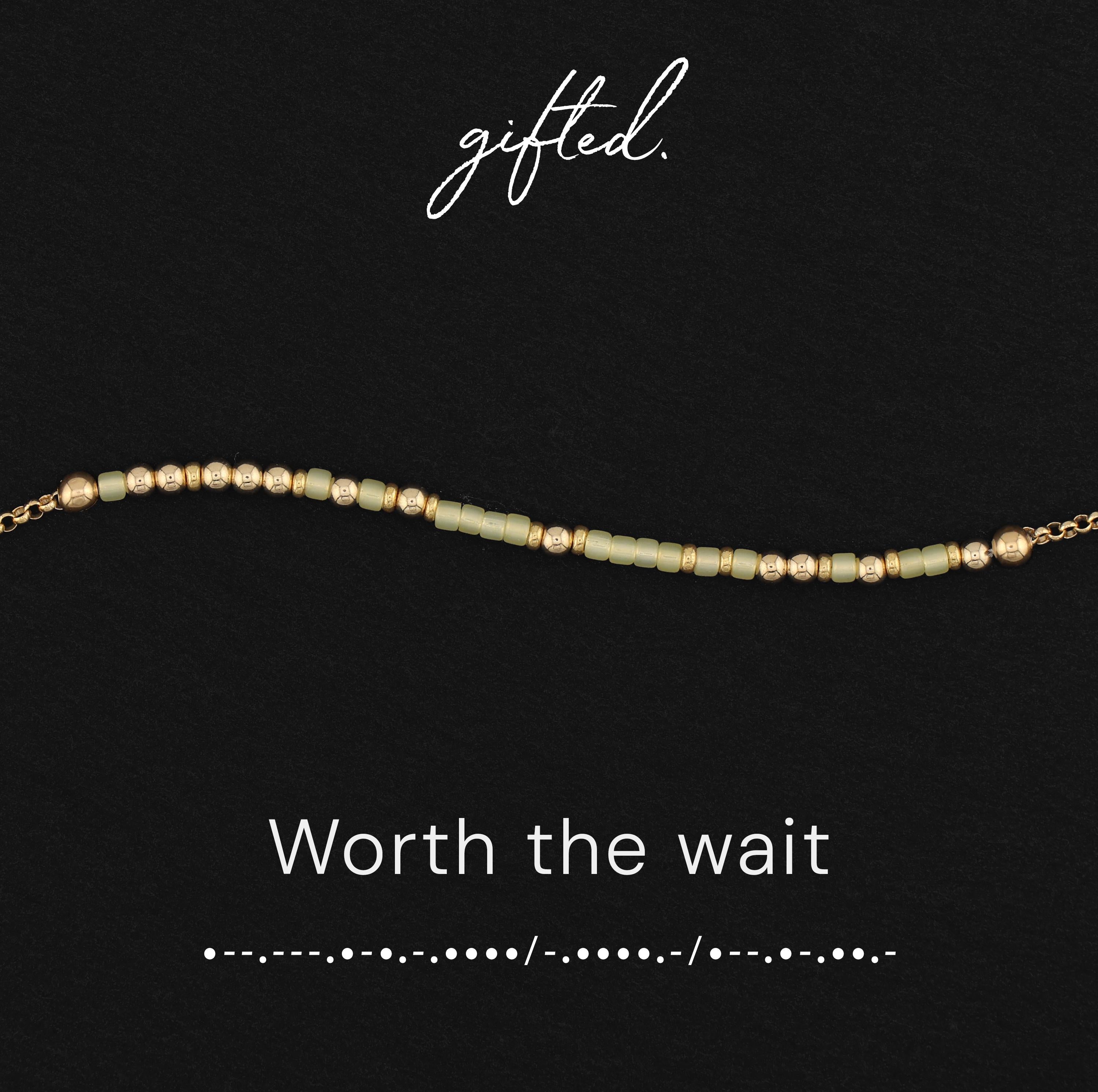 Custom Morse Code Bracelet, Worth the Wait
