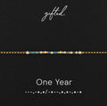 SEO - Custom Morse Code Bracelet, One Year | Sobriety Milestone & Recovery Gift | Hidden Message Jewelry