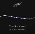Custom Morse Code Bracelet, Thanks, Can't | Self Empowerment | Hidden Message Jewelry