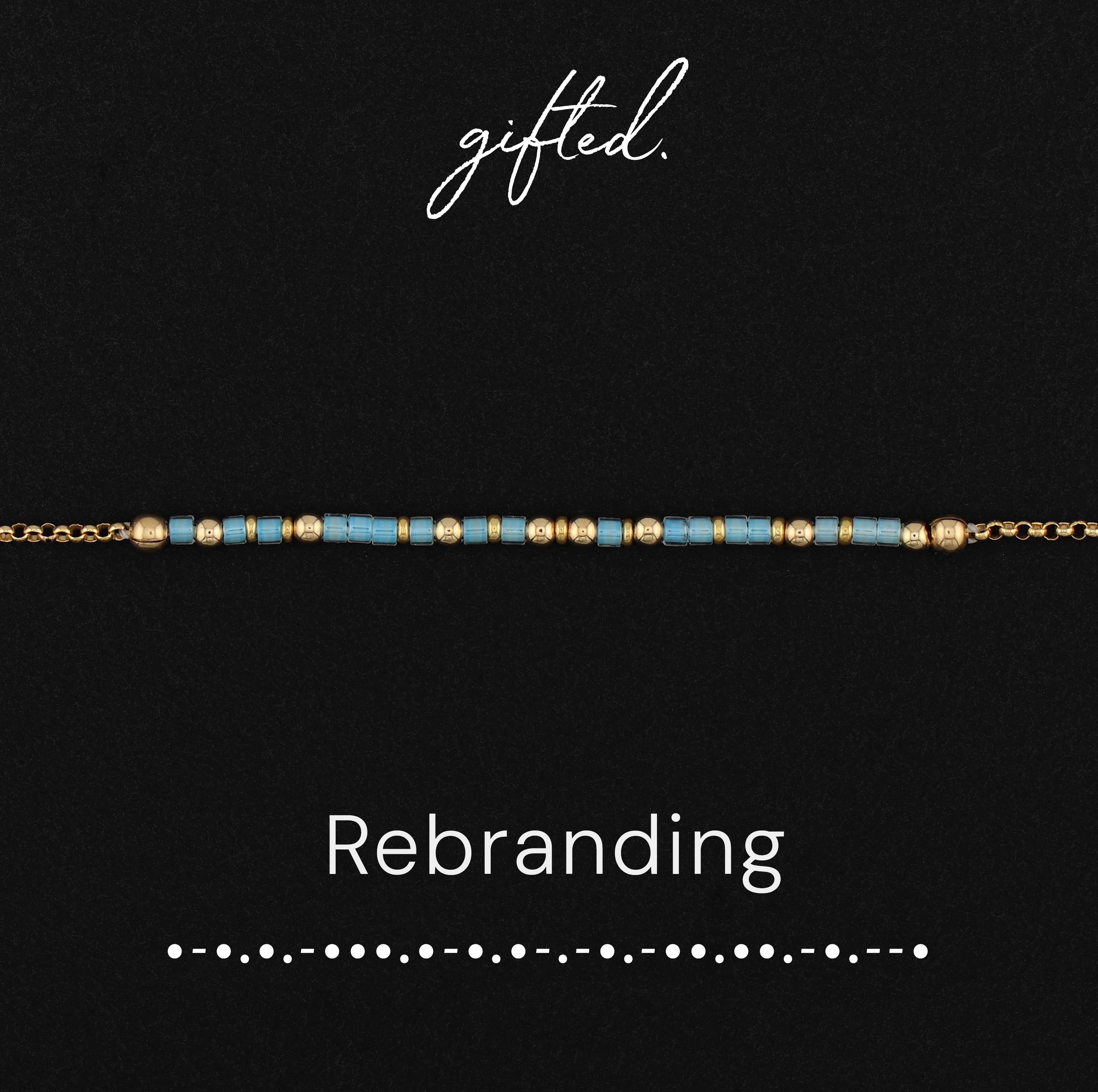 Custom Morse Code Bracelet, Rebranding | Self Empowerment & Glow Up Gift | Hidden Message Jewelry