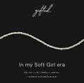 Custom Morse Code Bracelet, In My Soft Girl Era | Self Care & Mental Health Gift | Hidden Message Jewelry