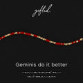 Custom Morse Code Bracelet, Geminis Do It Better | Gemini Zodiac Sign Birthday Gift | Hidden Message Jewelry