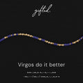 WAIT UNTIL AUG - Custom Morse Code Bracelet, Virgos Do It Better | Virgo Star Sign Zodiac Birthday Gift | Hidden Message Jewelry