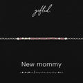 Custom Morse Code Bracelet, New Mommy | Birth of Child Gift | New Mother Present | Hidden Message Jewelry