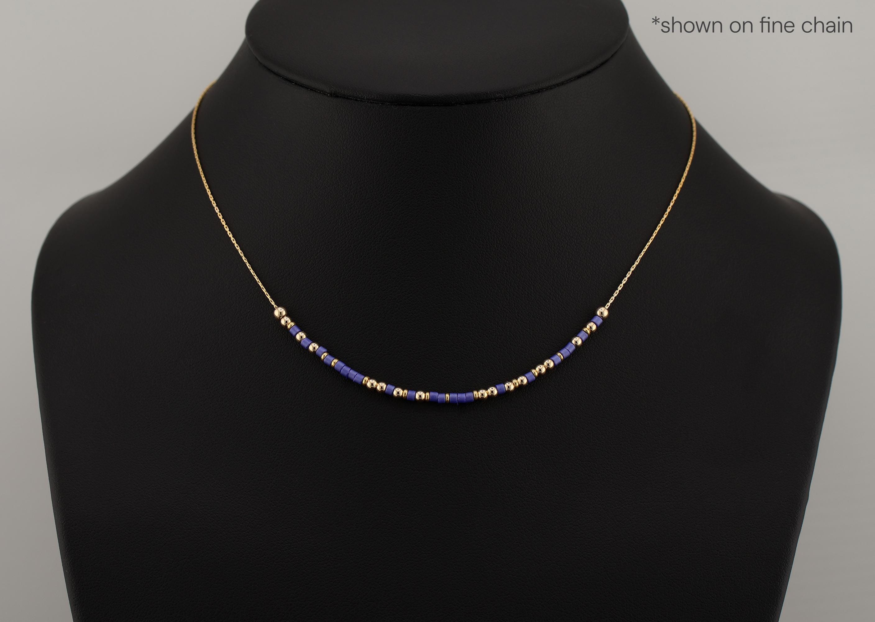 Custom Morse Code Necklace, Golden Girls Gift | Stay Golden, Thank You For Being a Friend | Hidden Message Jewelry