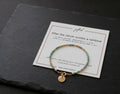 Custom Morse Code Bracelet, After the Storm Comes a Rainbow | Baby IVF Journey Gift | Hidden Message Jewelry