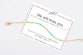 Custom Morse Code Bracelet, We Will Miss You | You Made a Difference | Retirement Gifts for Women | Hidden Message Jewelry
