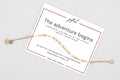 Custom Morse Code Bracelet, The Adventure Begins | Graduation & Retirement Gift | New Beginnings | Hidden Message Jewelry