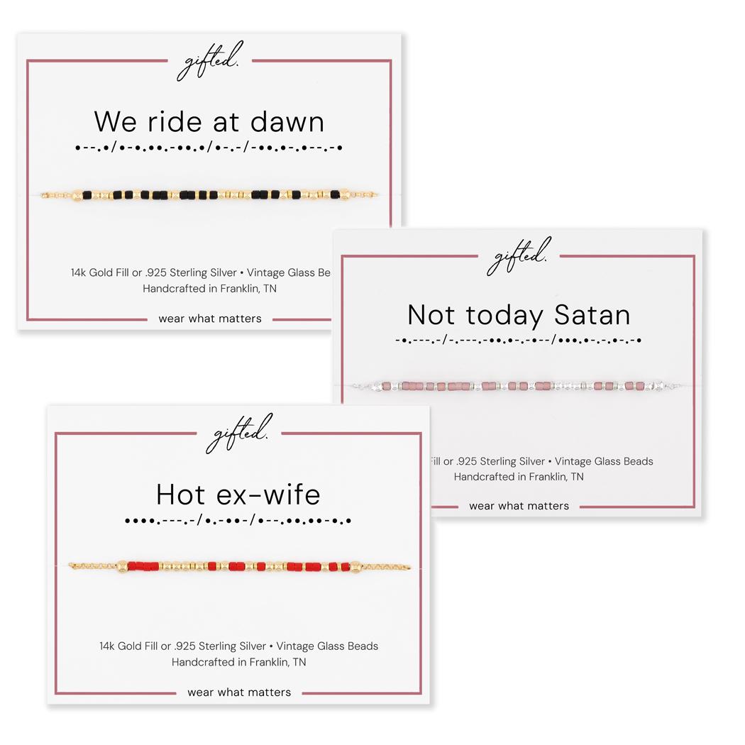 Custom Morse Code Necklace, CHOOSE YOUR MESSAGE | xxxxxxxxxxxxxxx | Hidden Message Jewelry